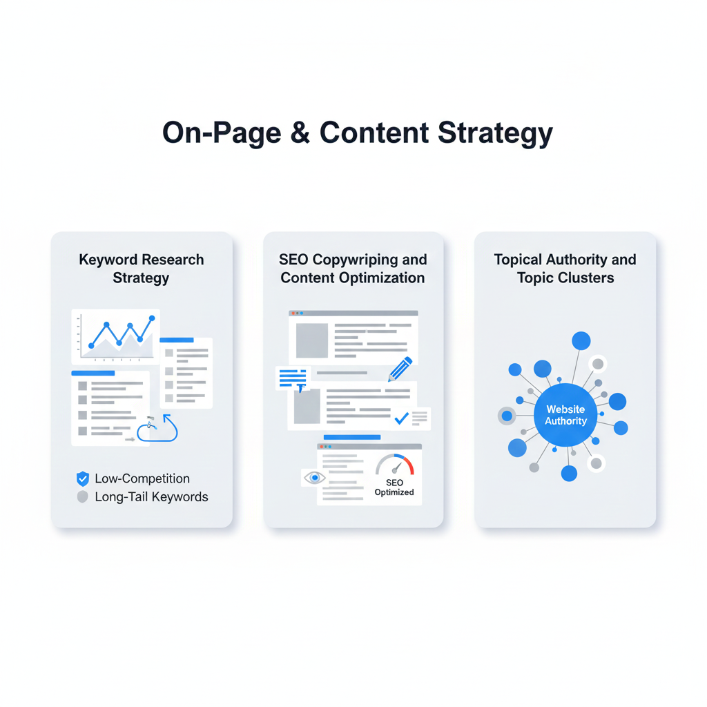 On-Page & Content Strategy - ahamd fraz seo