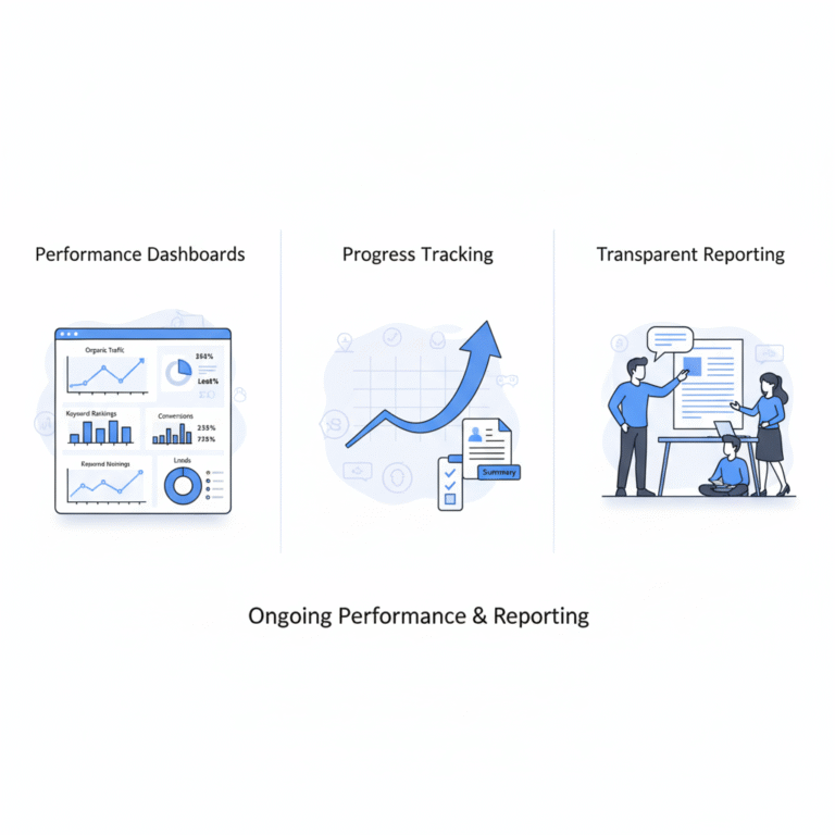 Ongoing Performance & Reporting - ahmad fraz seo