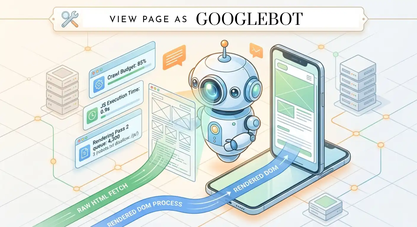 View page as Googlebot - blog featured image - ahmad fraz seo
