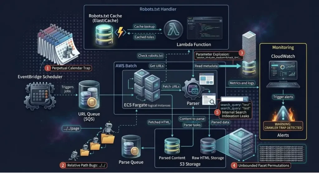 Web crawler system architecture and URL processing mechanics - ahmad fraz seo