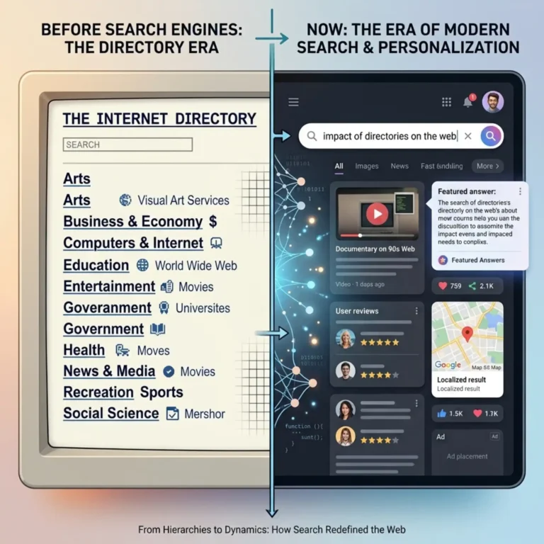early-web-directory-vs-modern-search-engine-ahmad-fraz-seo