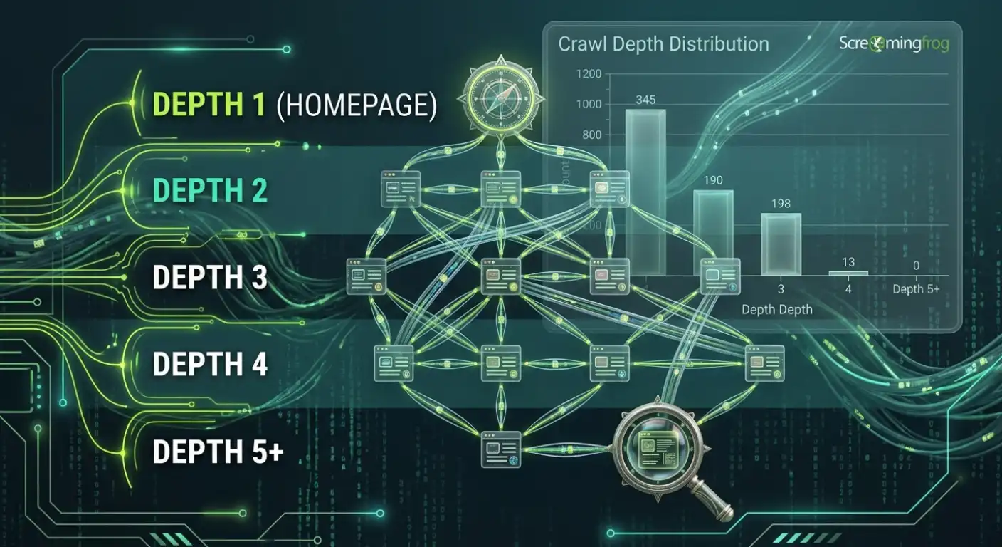 what is crawl depth in SEO - blog featured image - ahmad fraz seo